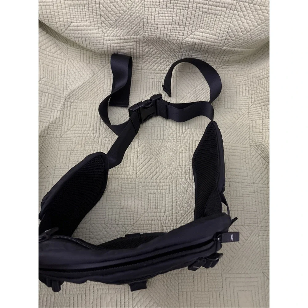 Rawlings Players Sling Bag Black Base/ Softball Crossbody Waist Pack 3 Sections